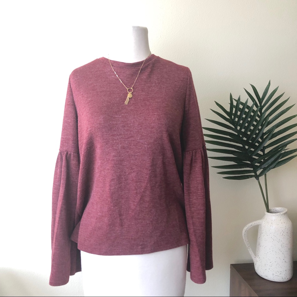 Lucky Brand Bell Sleeves Sweater
